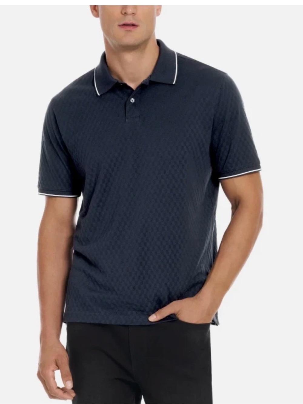 Ted Baker Men’s Textured Polo Shirt - Size XL